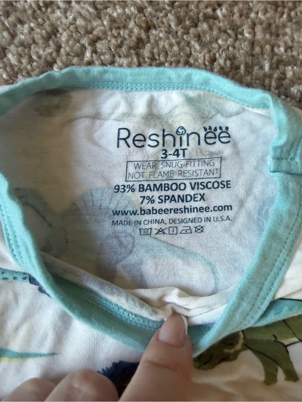 Set of 2 Bamboo Viscose Pajama Sets (3T) - Picture 5 of 7